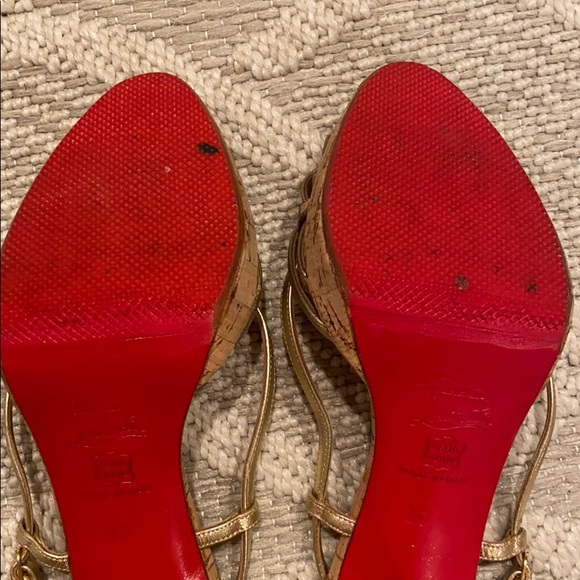 Christian loubouton cork heel - Picture 8 of 10